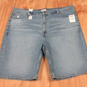 SIGNATURE By LEVI STRAUSS Athletic Fit 11" Denim Jean SHORTS Mens Sz 44 Blue NWT